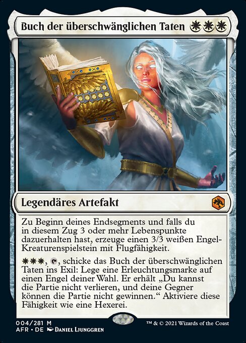 Buch der überschwänglichen Taten AFR-4 Mythic Near Mint Deutsch