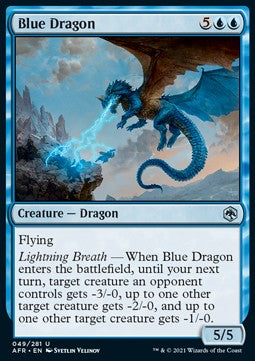 Blauer Drache AFR-49 Uncommon Near Mint Deutsch Foil
