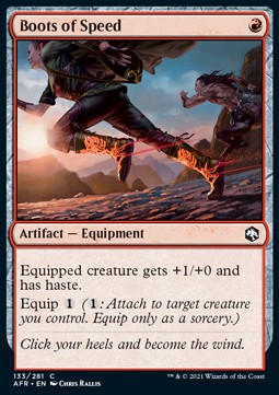 Stiefel der Geschwindigkeit AFR-133 Common Near Mint Deutsch Foil