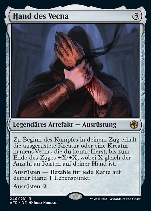 Hand des Vecna AFR-246 Rare Excellent Deutsch