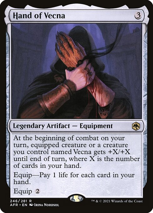 Hand of Vecna AFR-246 Rare Near Mint Englisch
