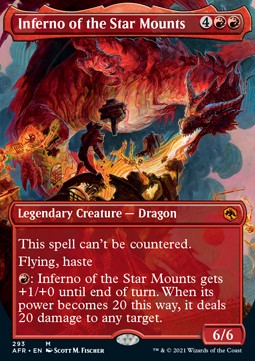 Inferno der Sternenberge XAFR-293 Mythic Near Mint Englisch