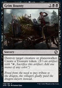 Grimmiges Kopfgeld AFR-106 Common Near Mint Deutsch Foil