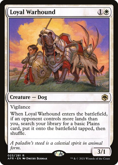 Loyal Warhound AFR-23 Rare Near Mint Englisch