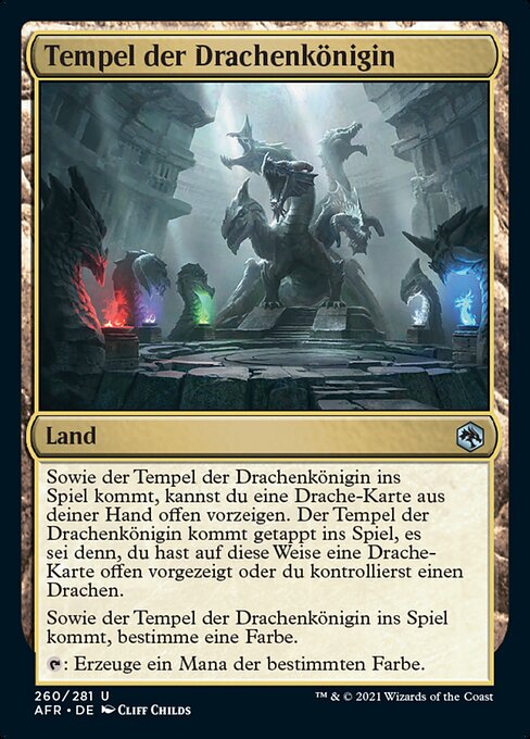 Tempel der Drachenkönigin AFR-260 Uncommon Excellent Deutsch