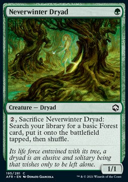 Niewinter-Dryade AFR-195 Common Near Mint Deutsch Foil
