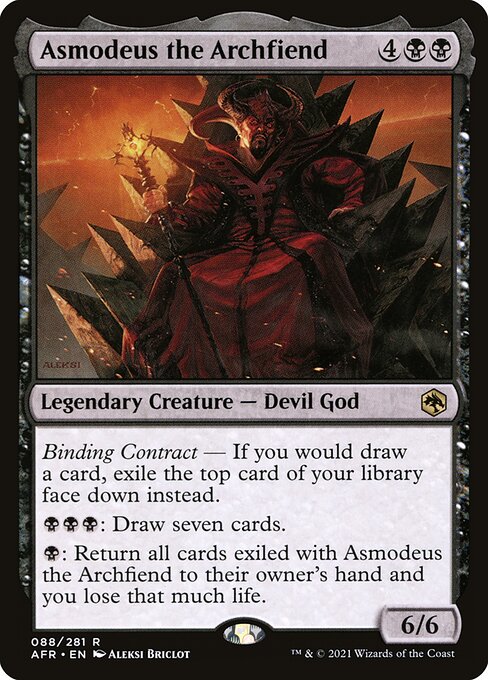 Asmodeus the Archfiend AFR-88 Rare Near Mint Englisch