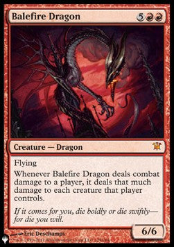 Unheilsfeuer-Drache ZNL-129 Mythic Excellent Englisch