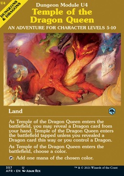 Temple of the Dragon Queen XAFR-357 Uncommon Near Mint Englisch