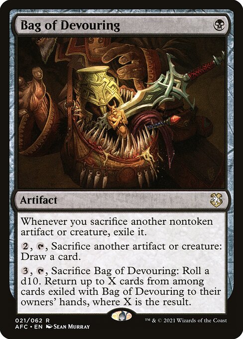 Bag of Devouring AFC-21 Rare Near Mint Englisch
