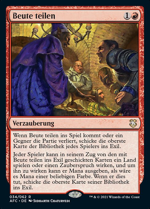 Beute teilen AFC-34 Rare Near Mint Deutsch