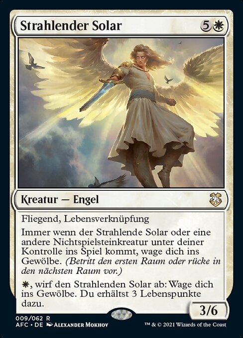 Strahlender Solar AFC-9 Rare Near Mint Deutsch