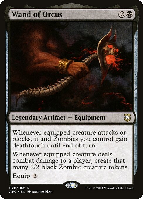 Wand of Orcus AFC-28 Rare Excellent Englisch