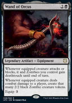 Wand of Orcus AFC-28 Rare Excellent Deutsch
