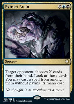 Extract Brain AFC-46 Rare Excellent Englisch