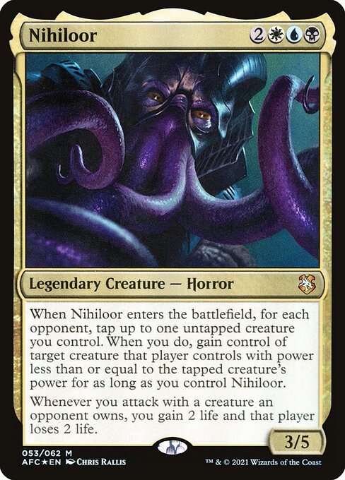 Nihiloor AFC-53 Mythic Excellent Englisch Foil