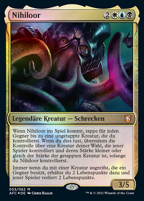 Nihiloor AFC-53 Mythic Near Mint Deutsch Foil
