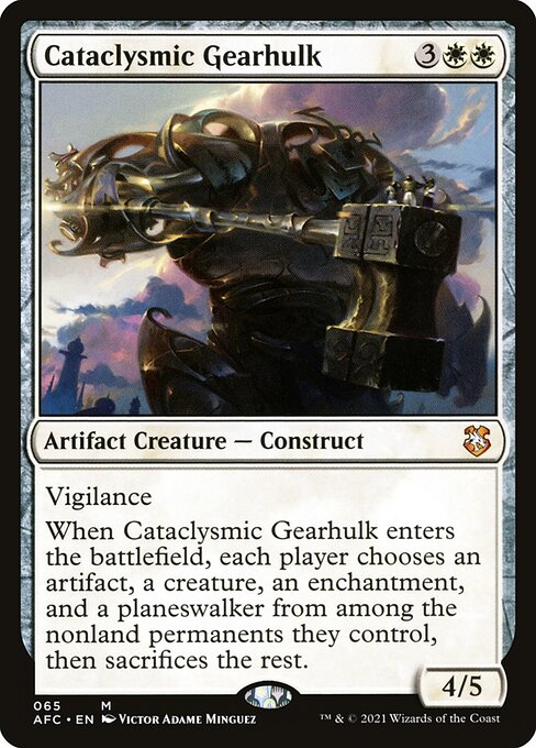 Cataclysmic Gearhulk AFC-65 Mythic Excellent Englisch