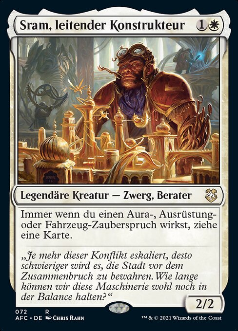 Sram, leitender Konstrukteur AFC-72 Rare Excellent Deutsch