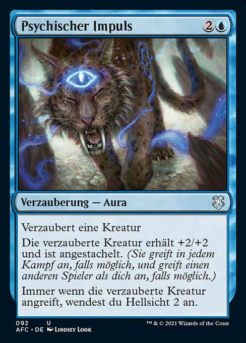 Psychischer Impuls AFC-92 Uncommon Near Mint Deutsch