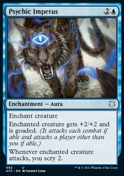 Psychischer Impuls AFC-92 Uncommon Near Mint Deutsch