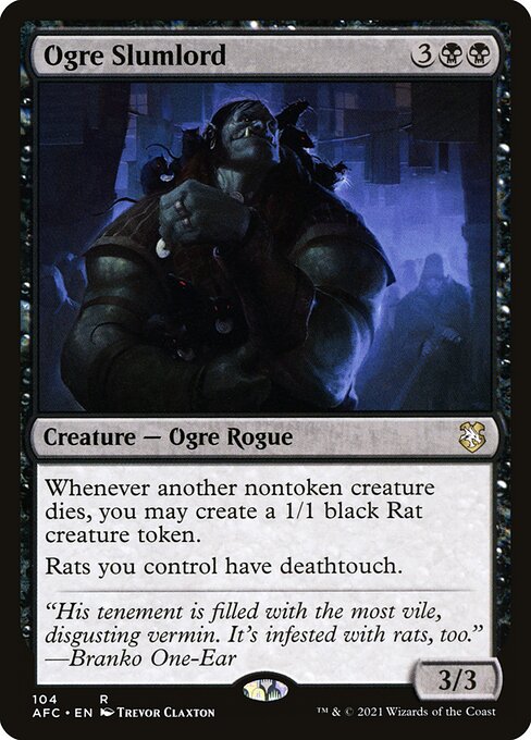 Ogre Slumlord AFC-104 Rare Near Mint Englisch