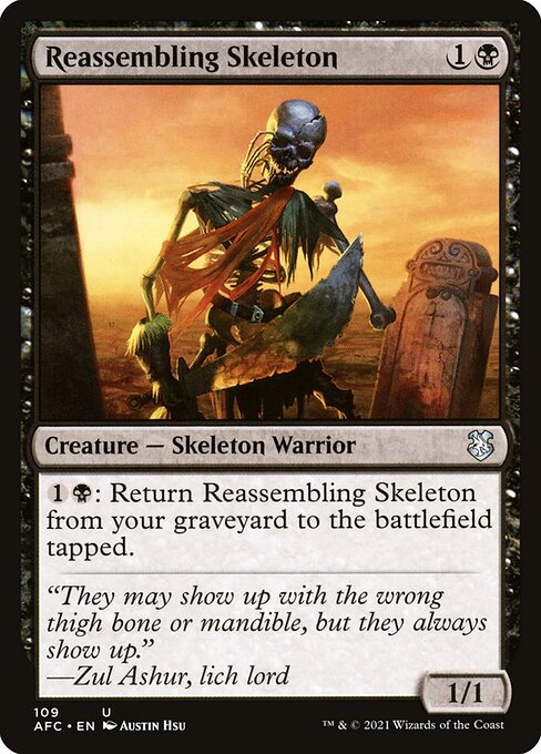 Reassembling Skeleton AFC-109 Uncommon Excellent Englisch