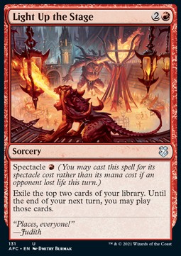 Light Up the Stage AFC-131 Uncommon Near Mint Englisch