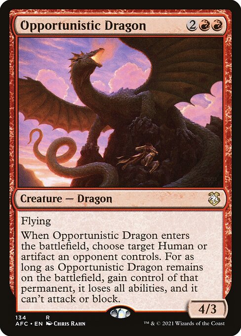 Opportunistic Dragon AFC-134 Rare Good Englisch