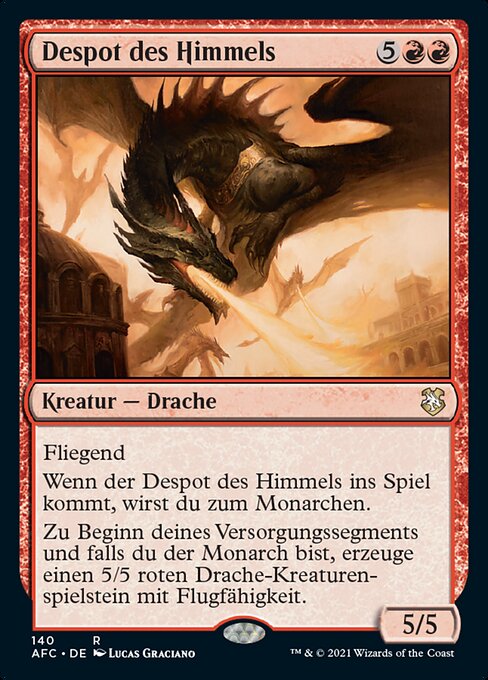 Despot des Himmels AFC-140 Rare Near Mint Deutsch