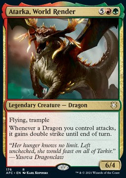 Atarka, World Render AFC-176 Rare Near Mint Englisch