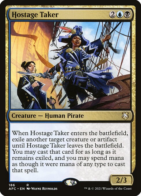 Hostage Taker AFC-186 Rare Excellent Englisch