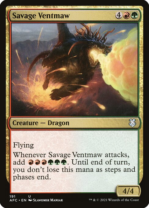 Savage Ventmaw AFC-191 Uncommon Near Mint Englisch