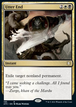 Aus und vorbei AFC-195 Rare Near Mint Deutsch