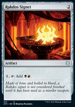 Rakdos-Petschaft AFC-214 Uncommon Near Mint Deutsch