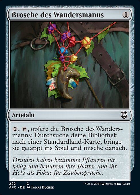 Brosche des Wandersmanns AFC-222 Common Near Mint Deutsch