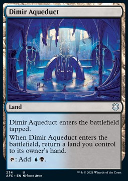 Dimir Aqueduct AFC-234 Uncommon Near Mint Englisch