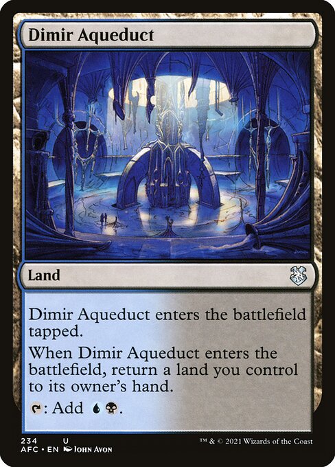 Dimir Aqueduct AFC-234 Uncommon Near Mint Englisch