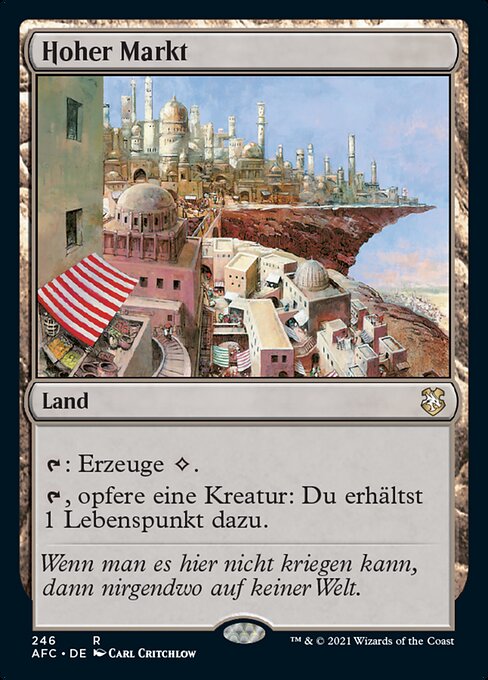 Hoher Markt AFC-246 Rare Near Mint Deutsch