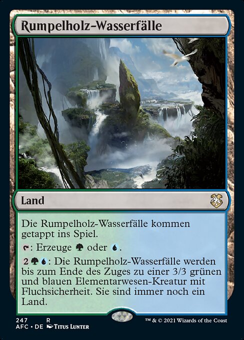 Rumpelholz-Wasserfälle AFC-247 Rare Near Mint Deutsch