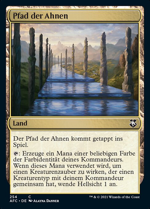 Pfad der Ahnen AFC-254 Common Near Mint Deutsch
