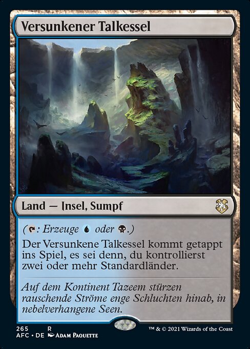 Versunkener Talkessel AFC-265 Rare Near Mint Deutsch