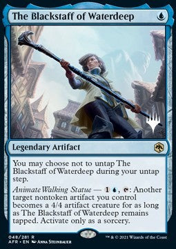 Schwarzstab von Tiefwasser (V.2) PAFR-48 Rare Near Mint Deutsch Foil