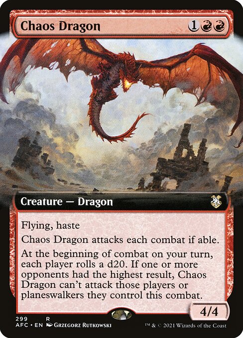 Chaos Dragon XAFC-299 Rare Near Mint Englisch