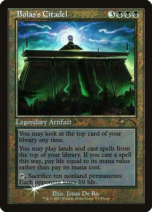 Bolas's Citadel PROM-3 Rare Excellent Englisch Foil