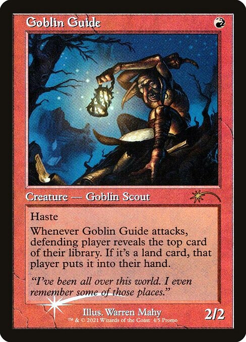 Goblin Guide PROM-4 Rare Excellent Englisch Foil