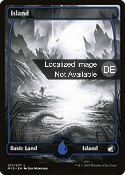 Insel (V.2) MID-271 Land Near Mint Deutsch