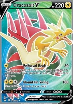 Dracozolt V EVS-178 Ultra Rare Near Mint Englisch