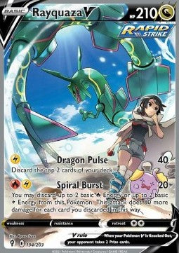 Rayquaza V EVS-194 Ultra Rare Near Mint Deutsch