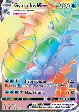 Gyarados VMAX EVS-207 Secret Rare Near Mint Englisch